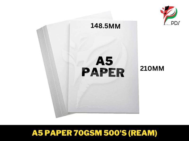 A5 PAPER 70GSM 500'S (REAM)