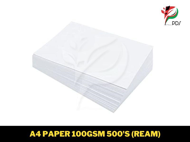 A4 PAPER 100GSM 500'S (REAM)