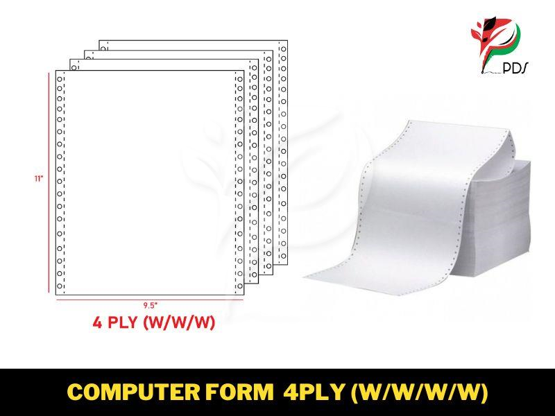 COMPUTER FORM 4PLY 270F