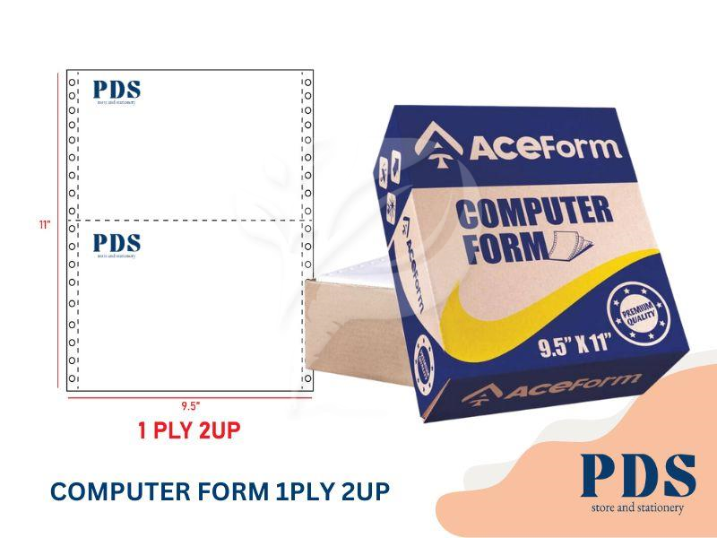 COMPUTER FORM 1PLY 2UP